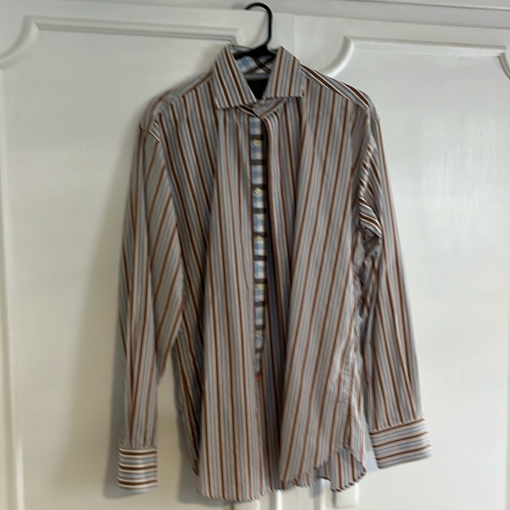 Thomas Dean button up dress shirt